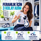 Ayakkabı Deodorantı 100 ml, üç adımda kullanım