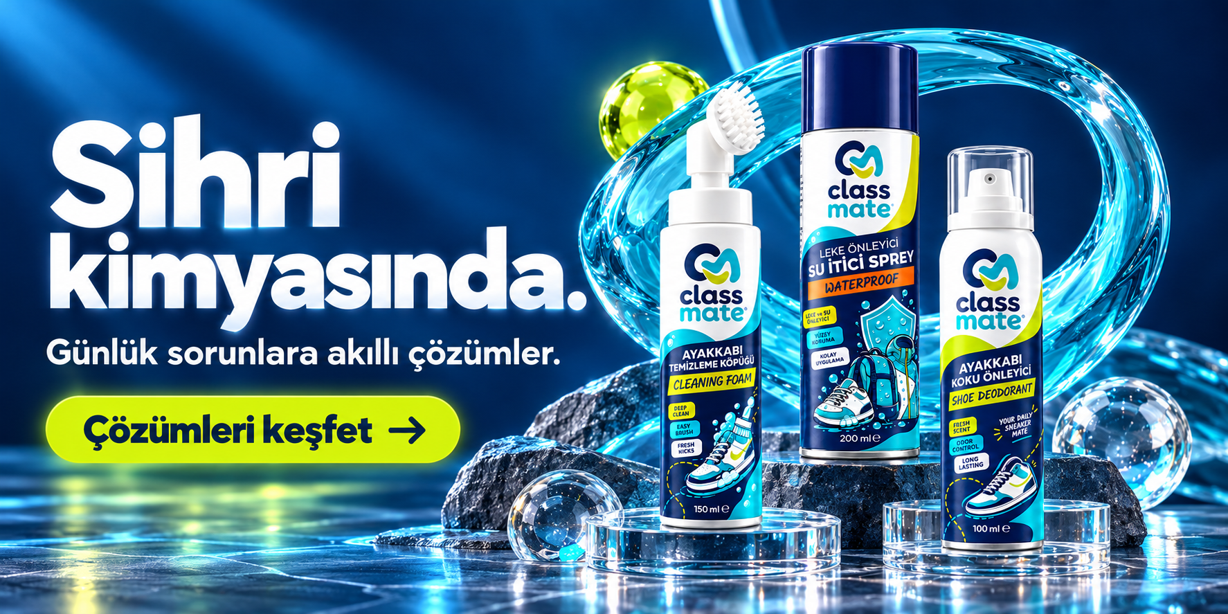 Class Mate: Sihri kimyasında. Günlük sorunlara akıllı çözümler. Çözümleri keşfet.