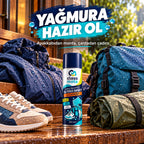 Su İtici Sprey 200 ml, yağmur sezonu için temsili kullanım örnekleri